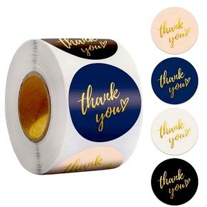 Color Thank You Stickers